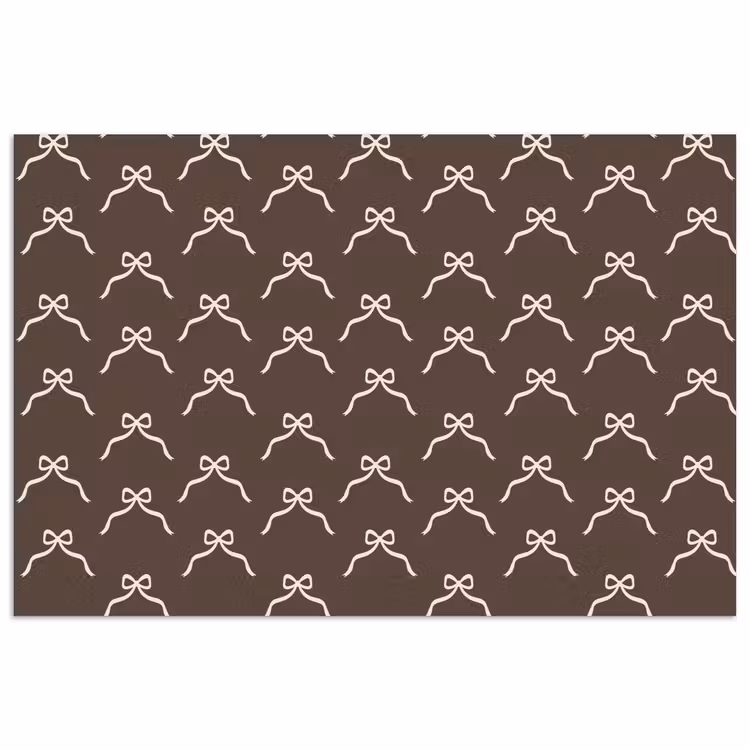 Poster - Kerst - Strik - Bruin — 1