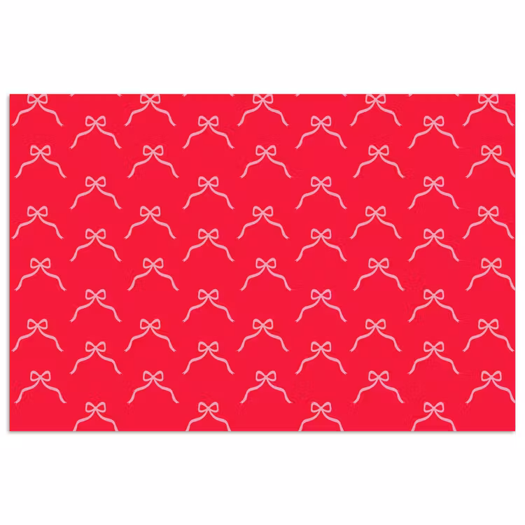 Poster - Strik - Rood - Kerst — 1