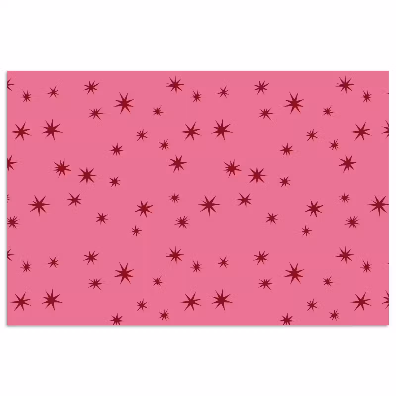 Poster - Kerst - Ster - Rood - Roze — 1