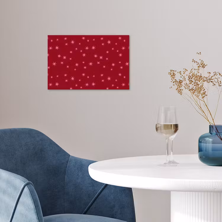 Poster - Ster - Roze - Kerst - Rood — 4