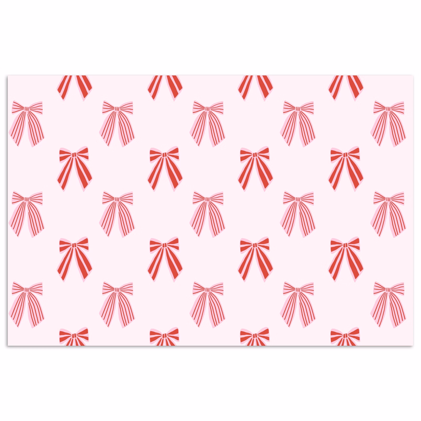 Poster - Strikken - Kerst - Roze - Rood — 1