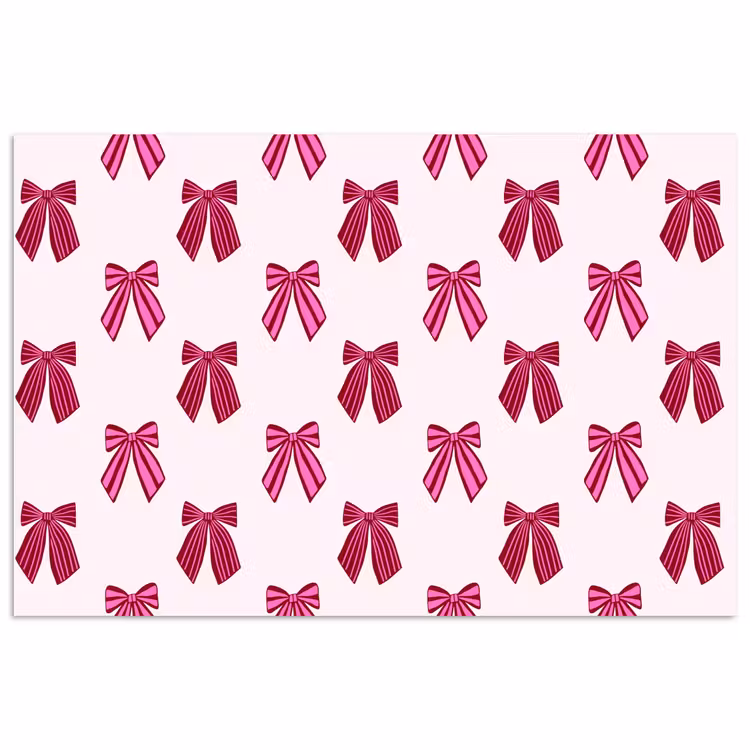 Poster - Strikken - Kerst - Roze — 1