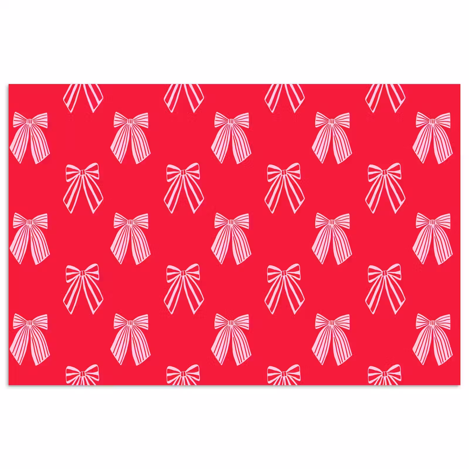 Poster - Strikken - Kerstmis - Rood - Roze — 1