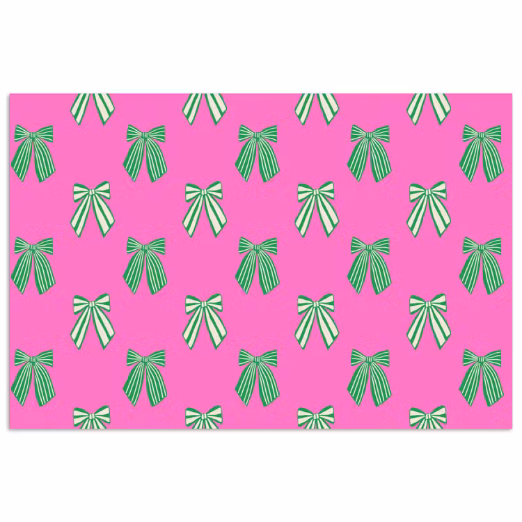 Poster - Strikken - Kerst - Neon - Roze - Groen — 1