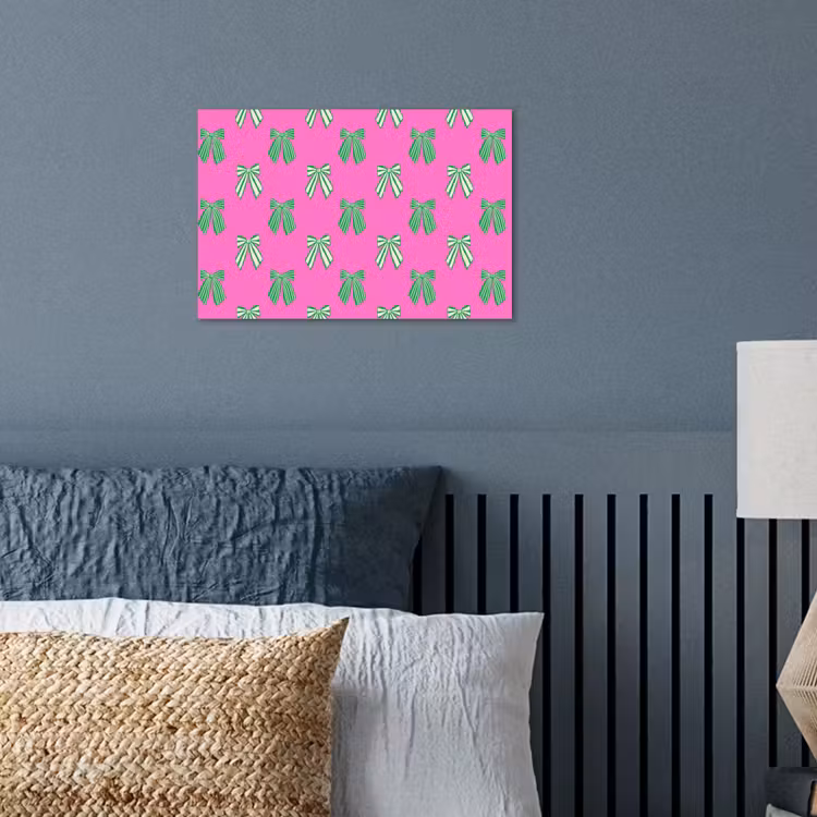 Poster - Strikken - Kerst - Neon - Roze - Groen — 3