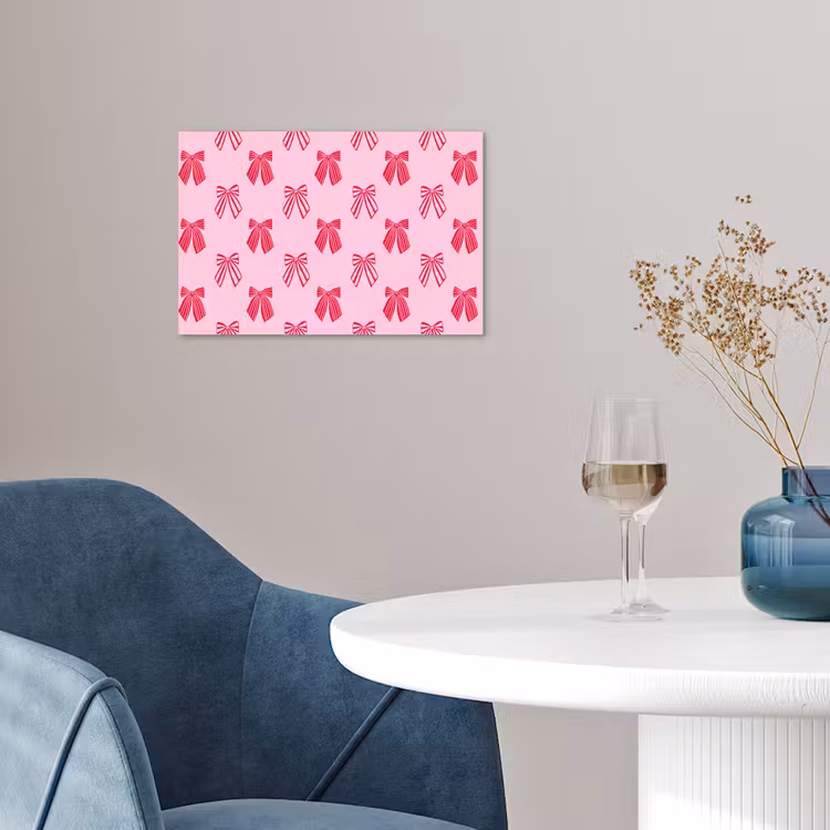 Poster - Strikken - Kerstmis - Roze - Rood — 4