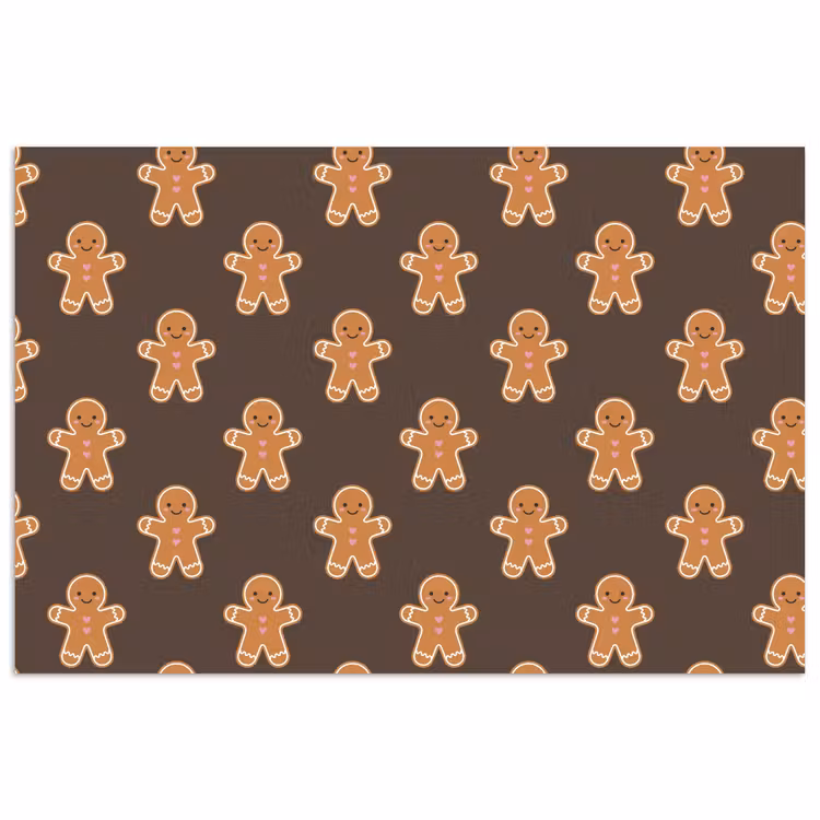 Poster - Peperkoek - Kerst - Bruin — 1