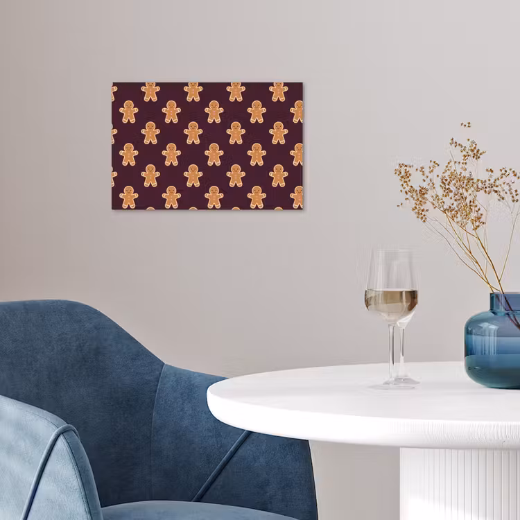 Poster - Peperkoek - Kerst - Burgundy — 4