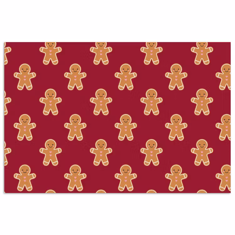 Poster - Peperkoek - Kerst - Rood — 1