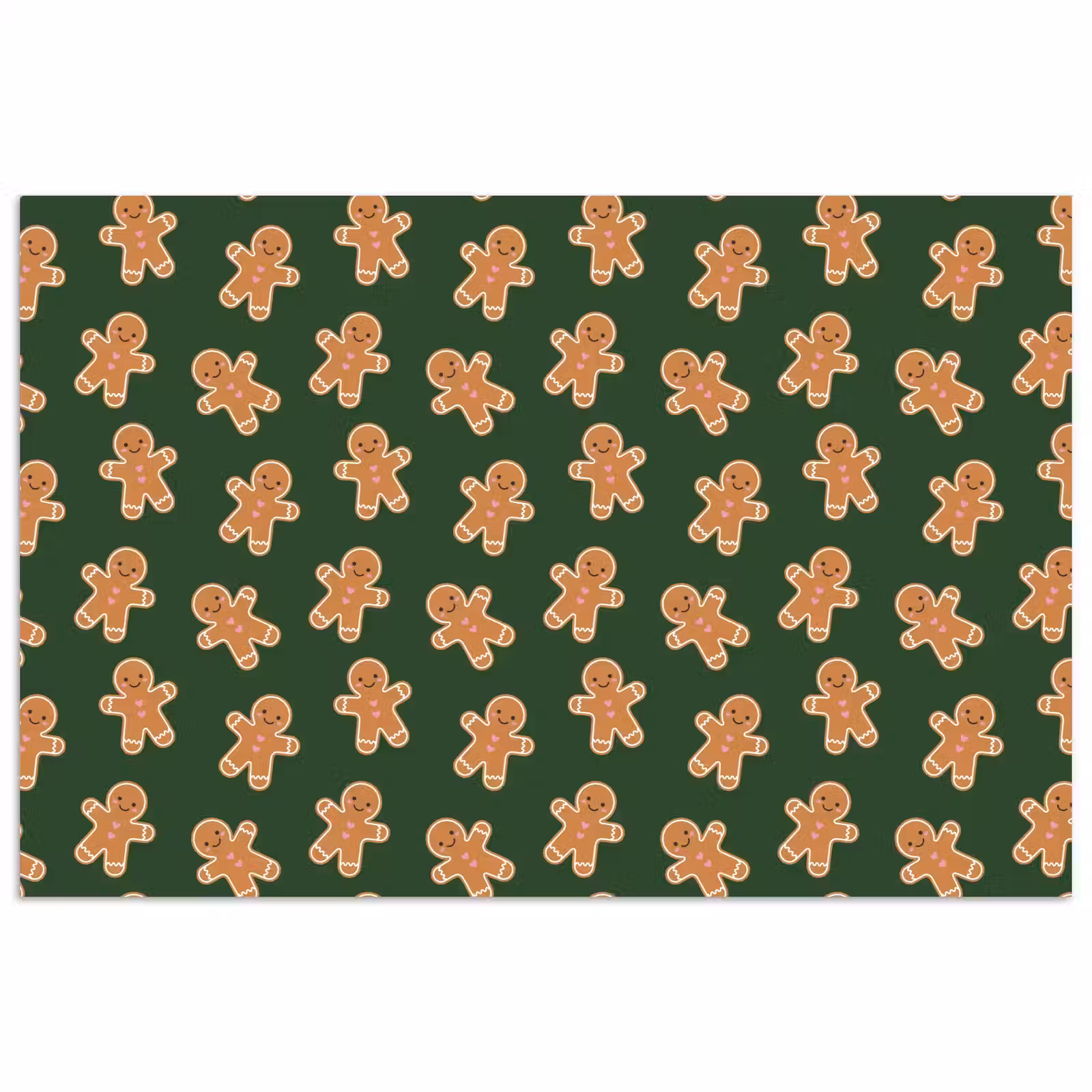 Poster - Peperkoek - Kerst - Groen - Bruin — 1