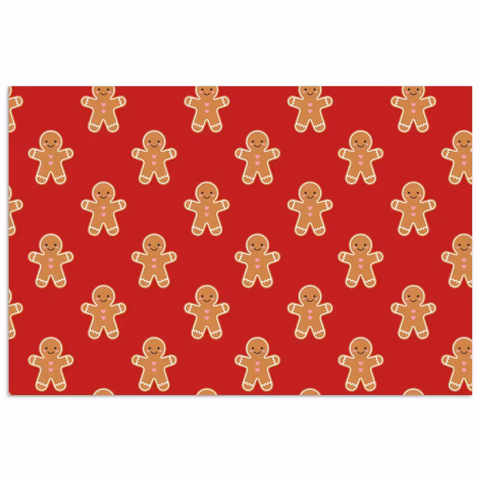 Poster - Peperkoek - Kerst - Rood — 1