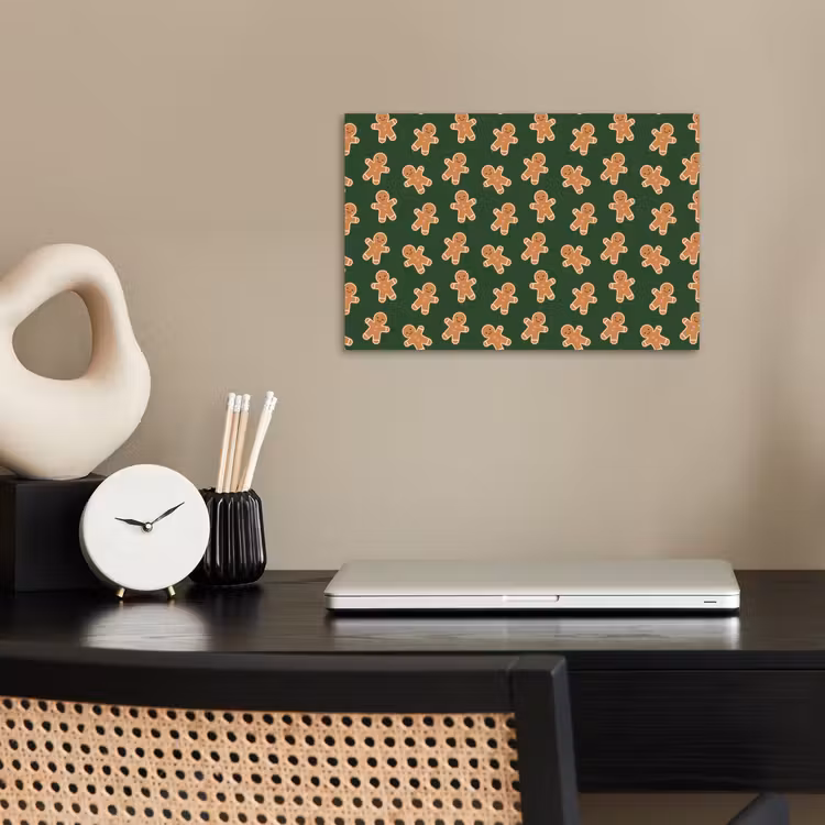 Poster - Peperkoek - Kerst - Groen - Bruin — 2