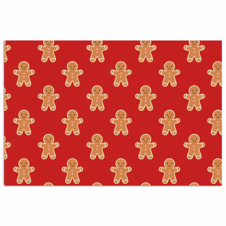 Poster - Peperkoek - Kerst - Rood — 1