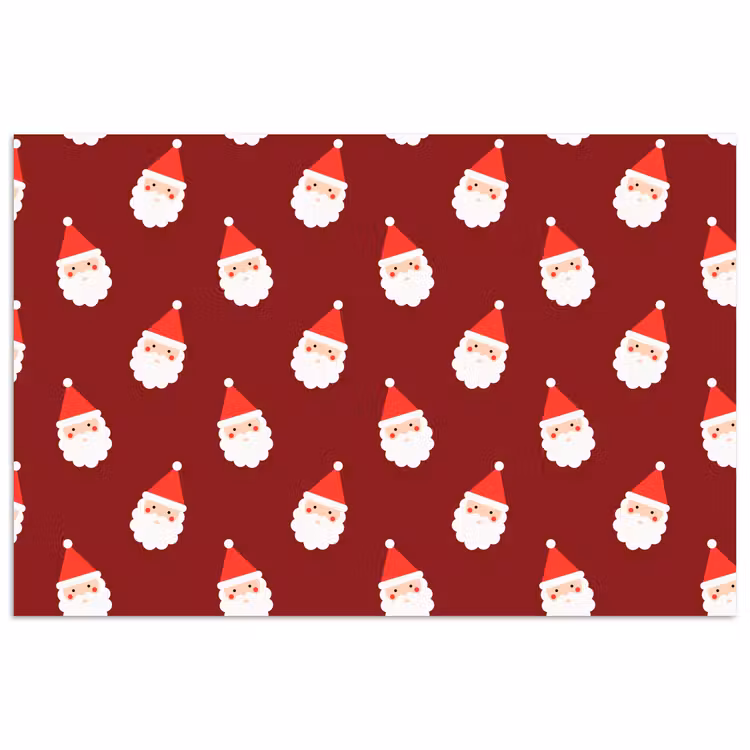 Poster - Kerst - Kerstman - Rood — 1