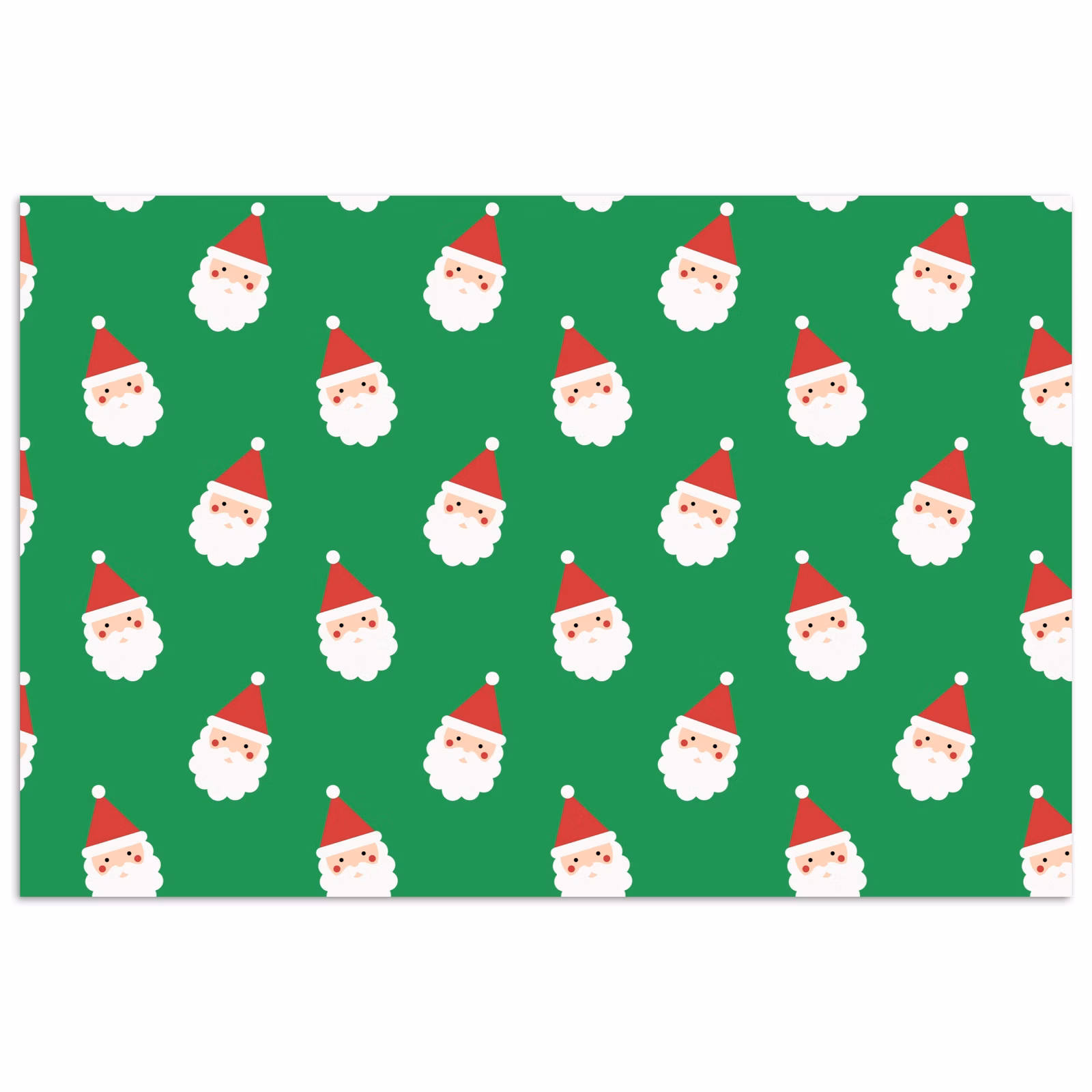 Poster - Kerstman - Kerst - Neon - Groen — 1