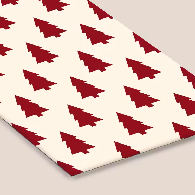 Poster met lijst - Kerstboom - Crème - Rood — 7