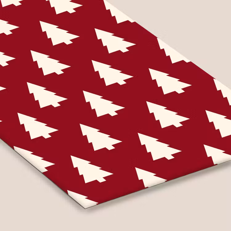 Poster met lijst - Kerstboom - Rood - Wit — 7
