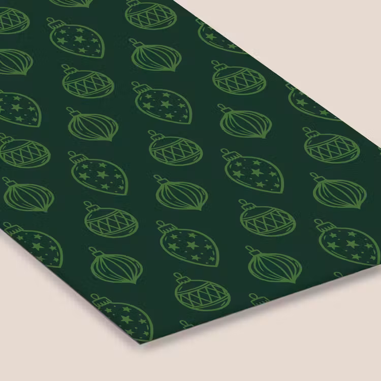 Poster met lijst - Kerstbal - Groen - Kerst — 7