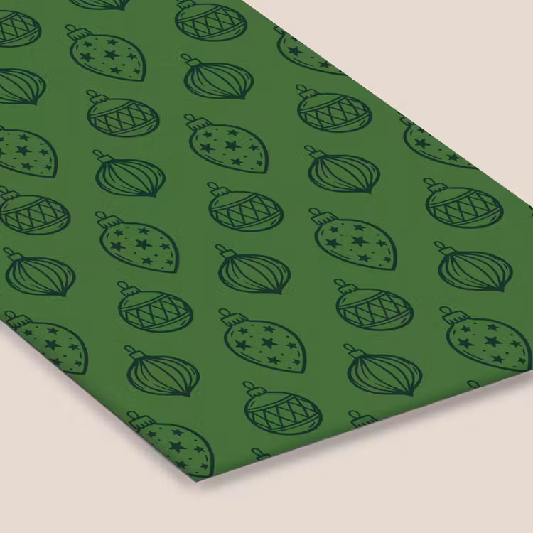 Poster met lijst - Kerstbal - Kerst - Groen — 7