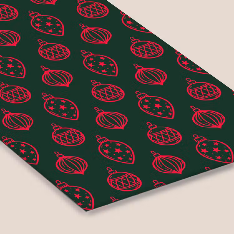 Poster met lijst - Kerstbal - Rood - Groen — 7