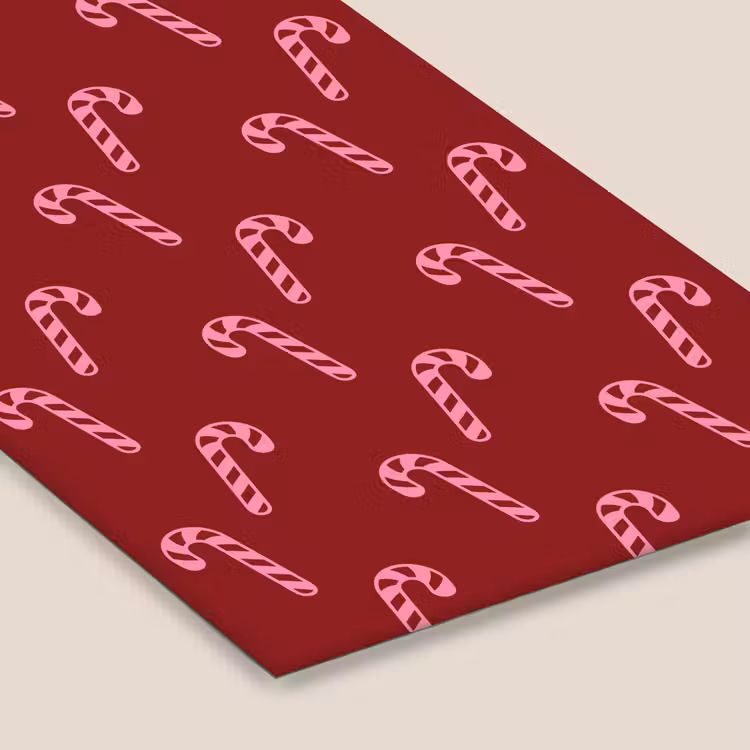 Poster met lijst - Kerst - Burgundy - Roze - Zuurstok — 7
