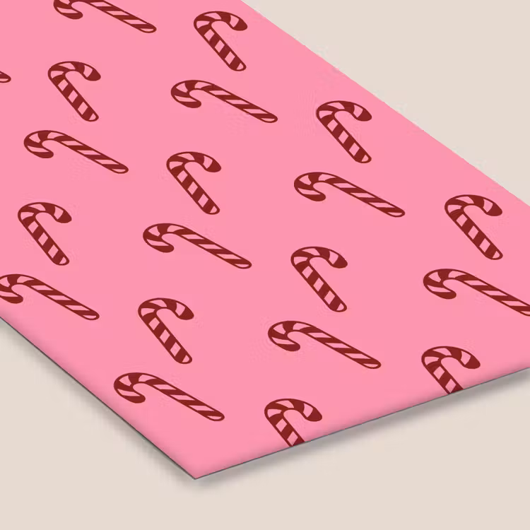 Poster met lijst - Kerst - Roze - Zuurstok - Rood — 7