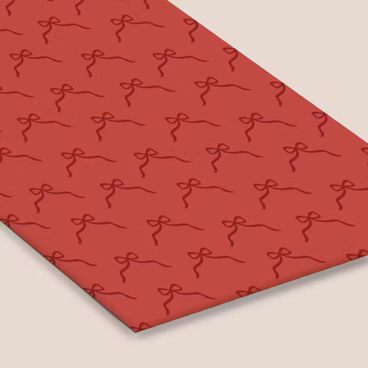 Poster met lijst - Strik - Rood - Kerst — 7