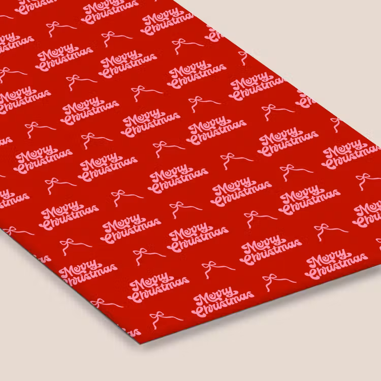 Poster met lijst - Tekst - Strik - Roze - Rood — 7
