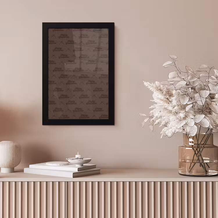 Poster met lijst - Tekst - Strik - Bruin — 5
