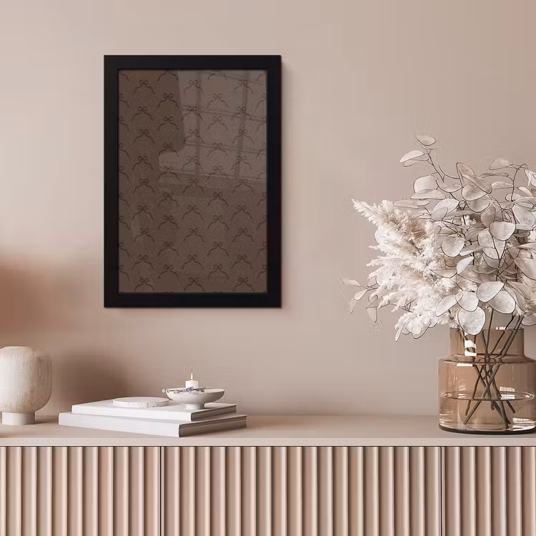 Poster met lijst - Bruin - Kerst - Strik — 5