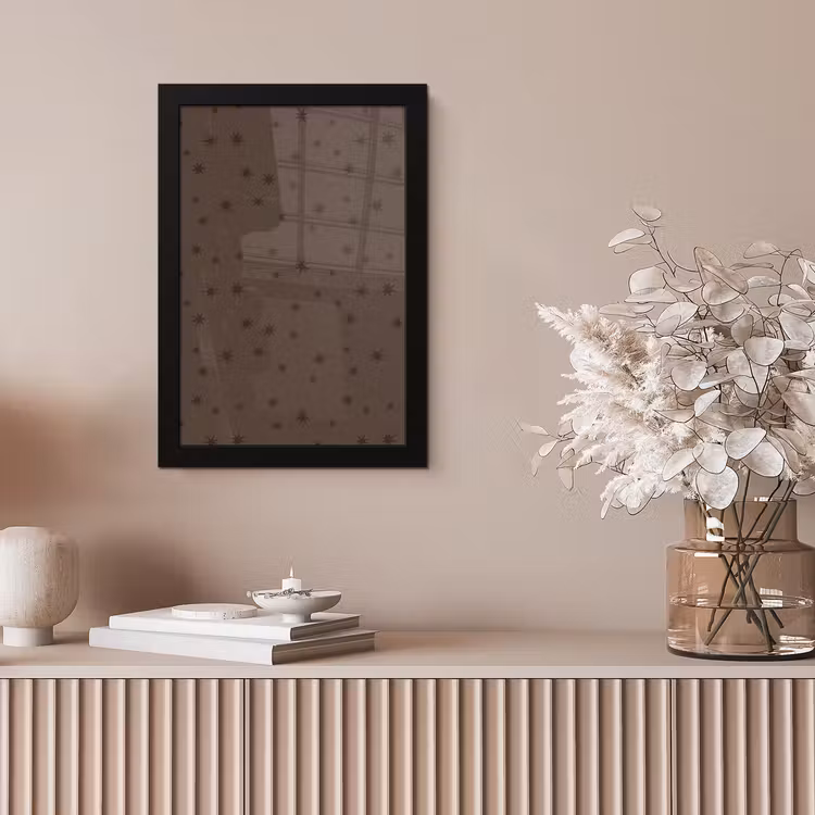 Poster met lijst - Ster - Bruin - Kerst — 5