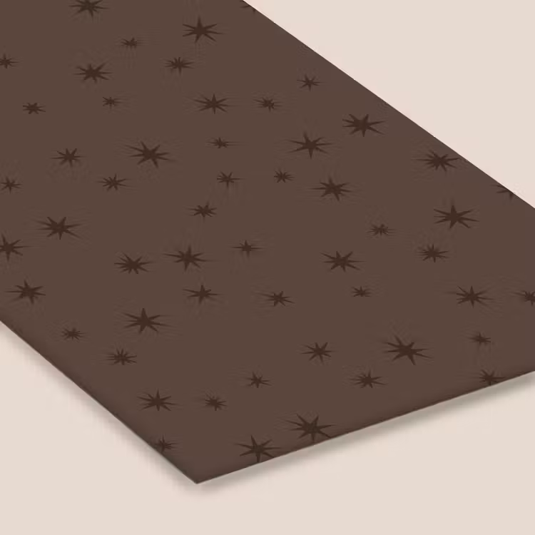 Poster met lijst - Ster - Bruin - Kerst — 7
