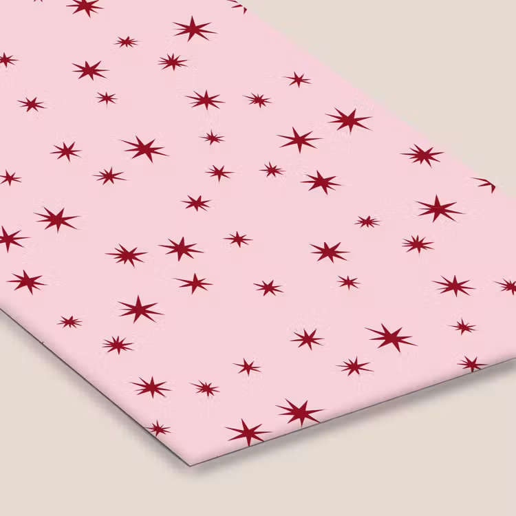 Poster met lijst - Ster - Roze - Rood — 7