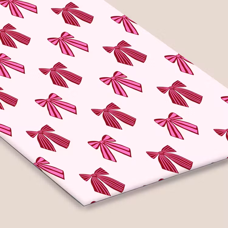 Poster met lijst - Strikken - Kerst - Roze — 7