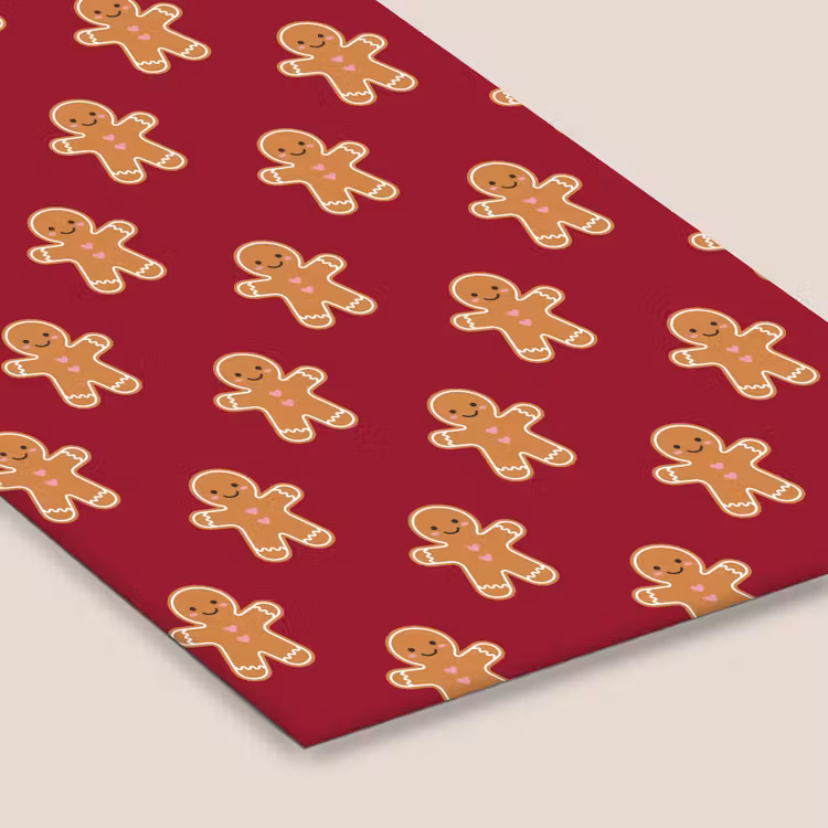 Poster met lijst - Peperkoek - Kerst - Rood — 7