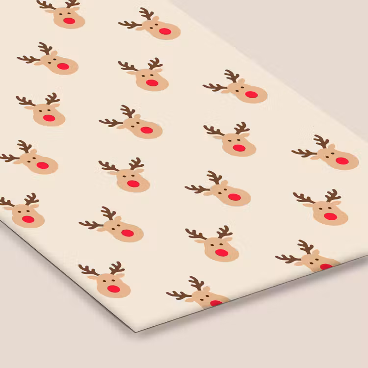 Poster met lijst - Rendieren - Kerst - Crème — 7