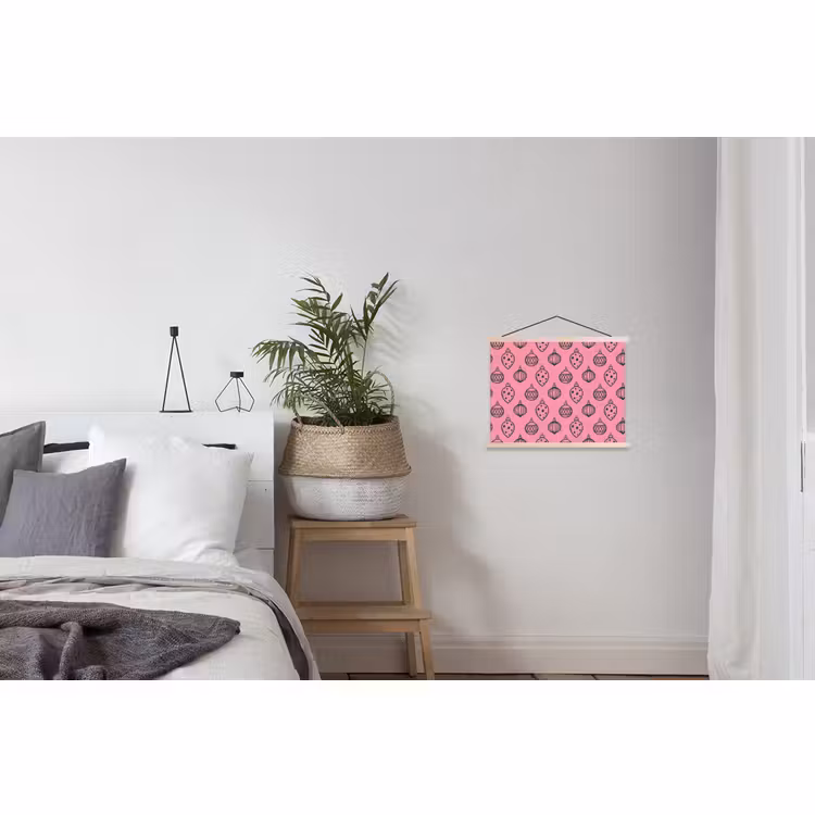 Schoolplaat - Kerstbal - Groen - Roze — 2