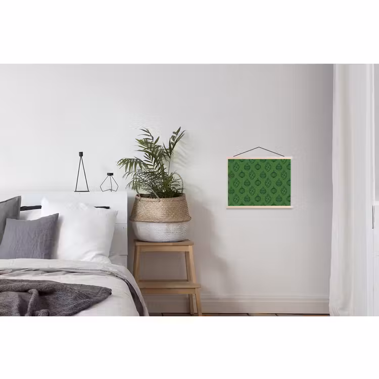 Schoolplaat - Kerstbal - Kerst - Groen — 2
