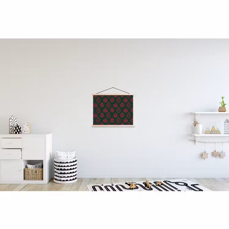 Schoolplaat - Kerstbal - Rood - Groen — 3