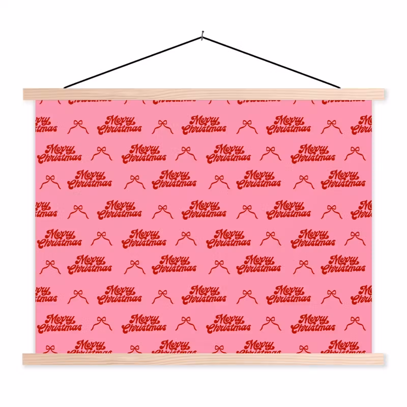 Schoolplaat - Tekst - Strik - Rood - Roze — 1