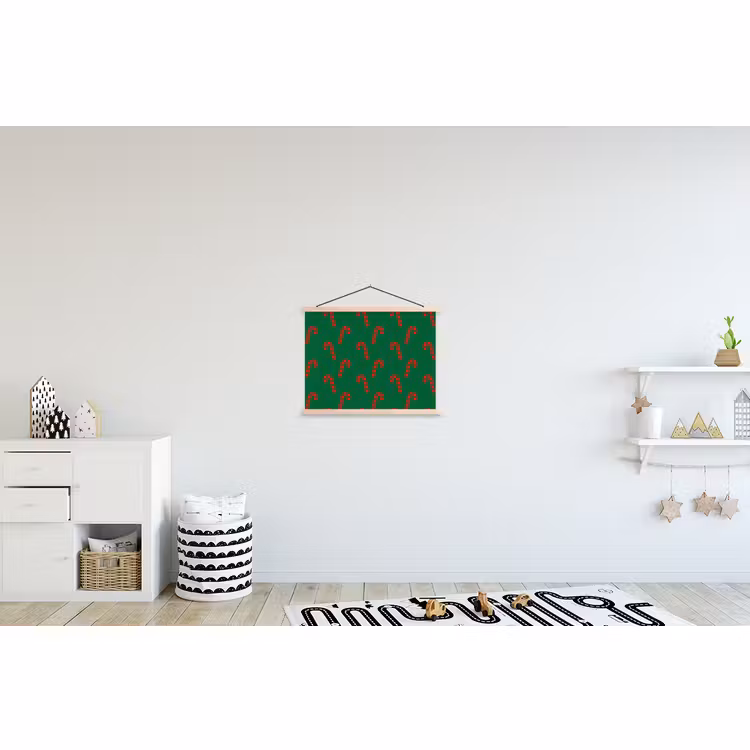 Schoolplaat - Kerst - Groen - Rood - Zuurstok — 3