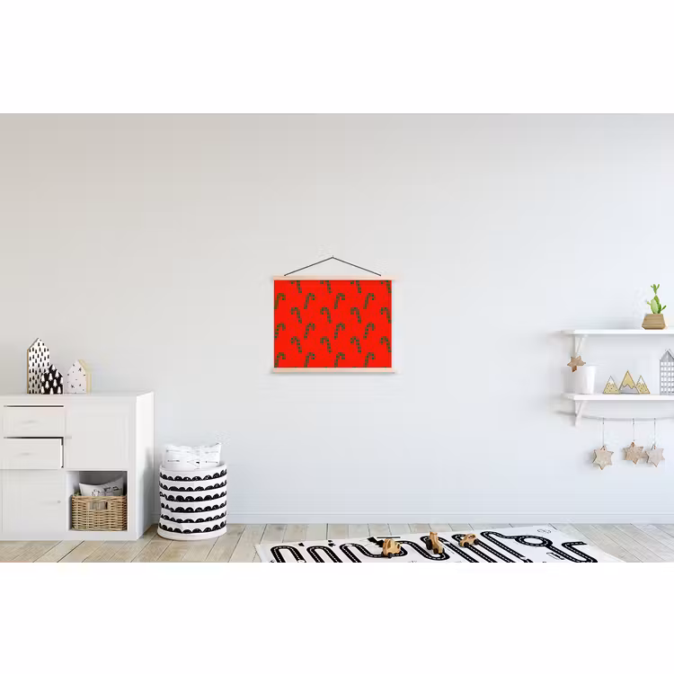 Schoolplaat - Kerst - Rood - Groen - Zuurstok — 3