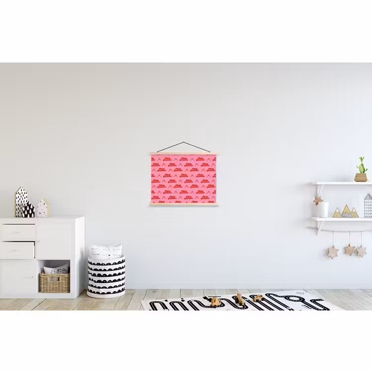 Schoolplaat - Tekst - Strik - Rood - Roze — 3