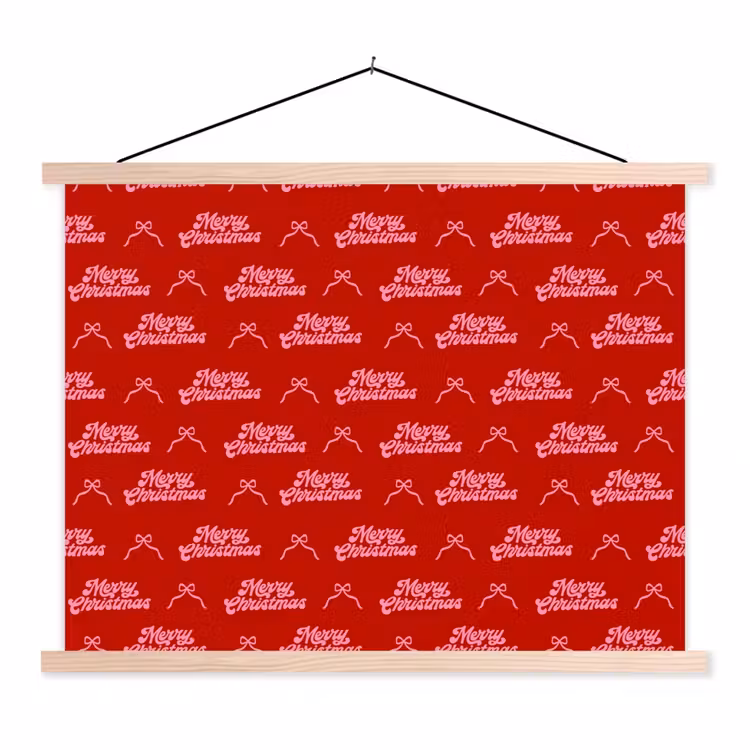 Schoolplaat - Tekst - Strik - Roze - Rood — 1