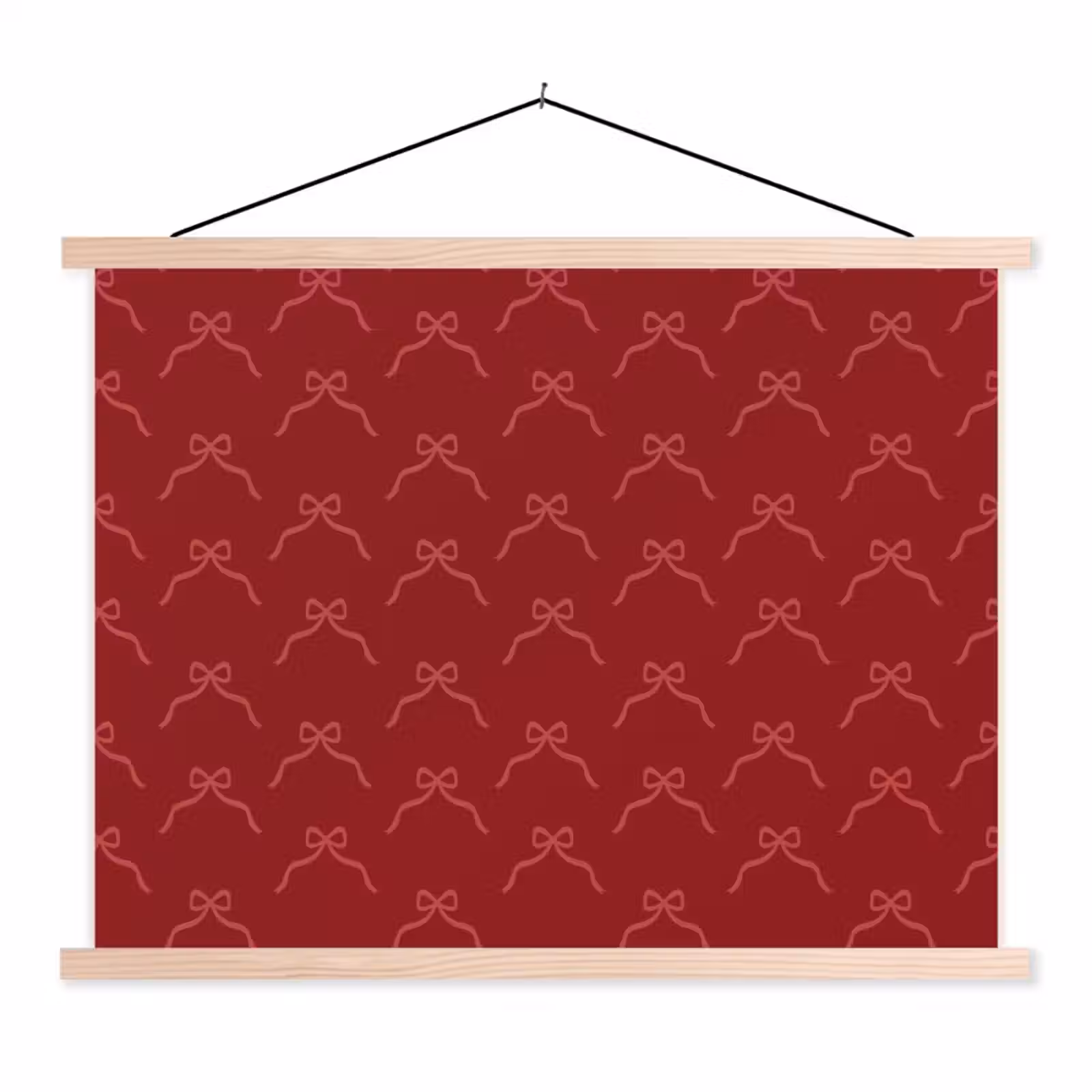 Schoolplaat - Strik - Roze - Rood - Kerst — 1