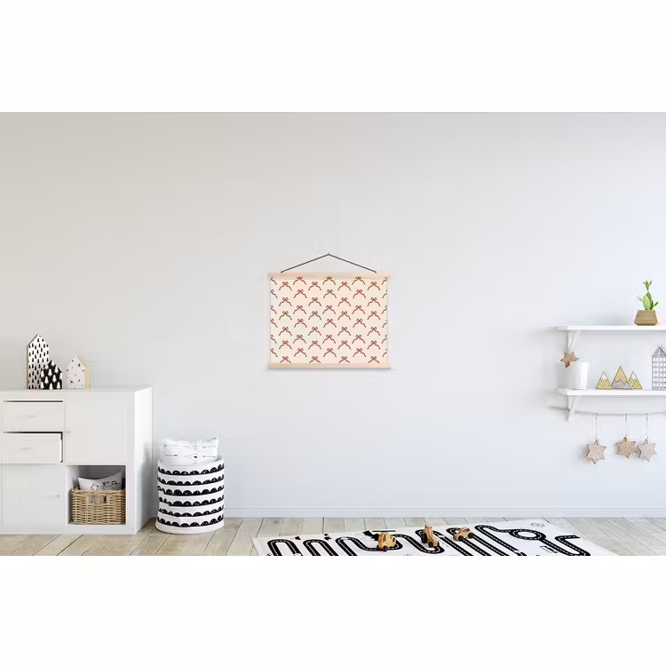 Schoolplaat - Strik - Rood - Crème - Kerst — 3