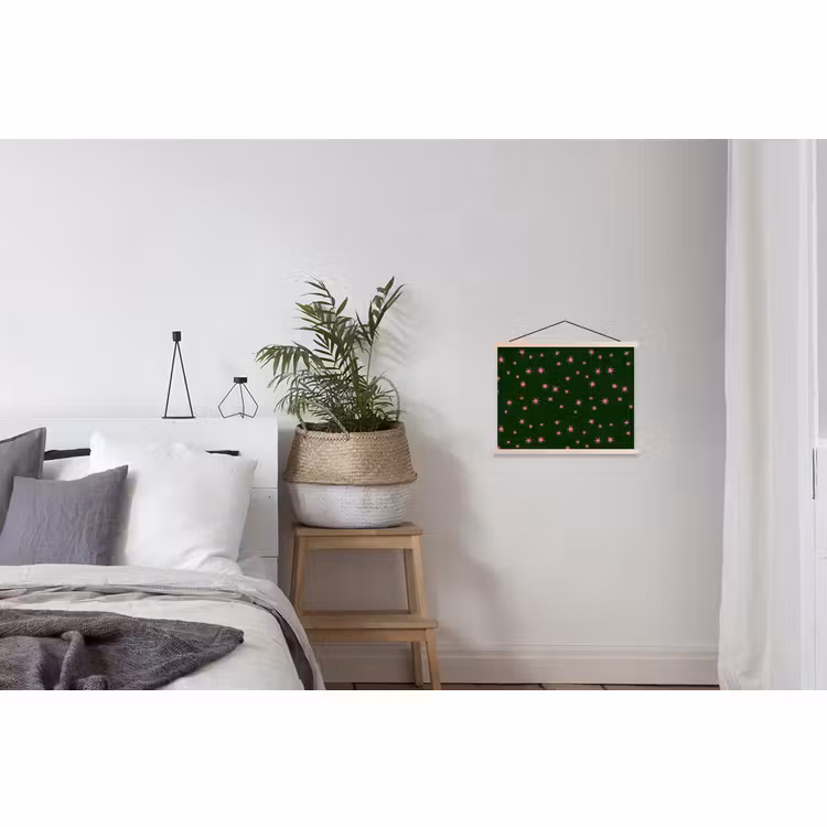 Schoolplaat - Ster - Roze - Groen - Kerst — 2