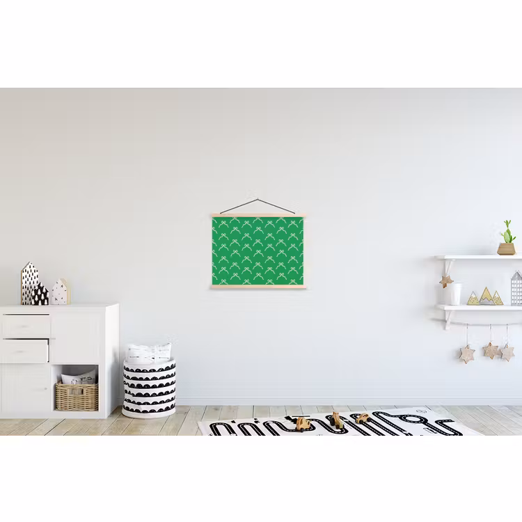 Schoolplaat - Strik - Kerst - Groen - Wit — 3