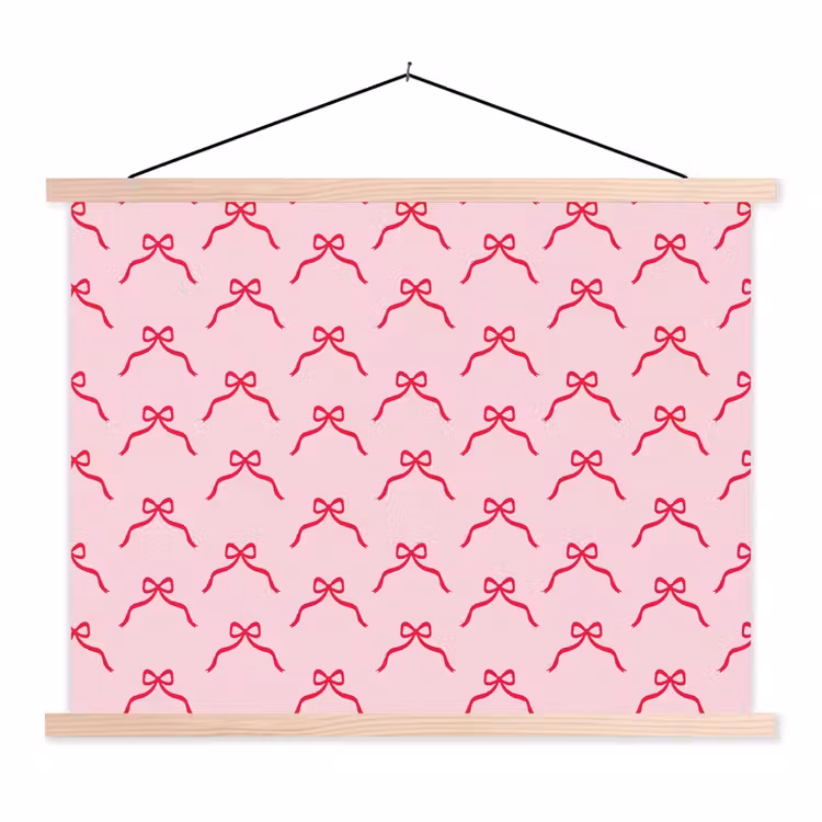 Schoolplaat - Strik - Rood - Kerst - Roze — 1