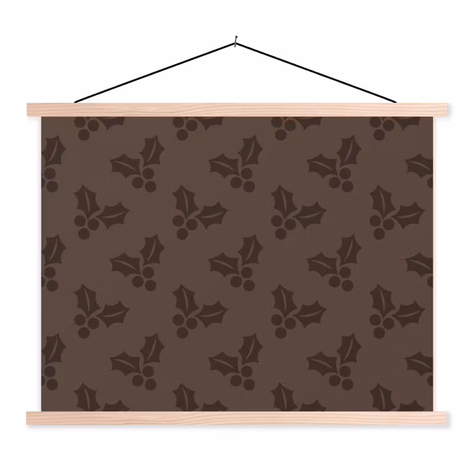 Schoolplaat - Hulst - Kerst - Bruin — 1